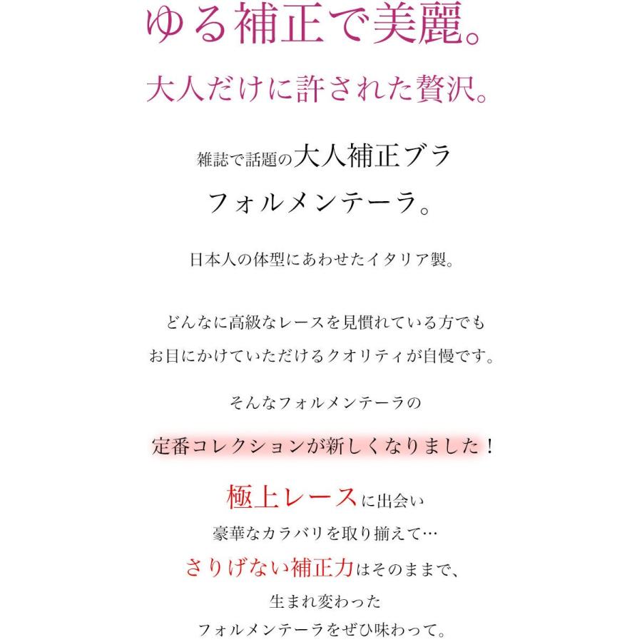 ブラジャー 3 4カップブラ フォルメンテーラ 大人のゆる補正ブラ 4 5サイズ レース イタリア製 下着 レディース Ss For 0911 45 イイもの下着ヘヴンズブルー 通販 Yahoo ショッピング