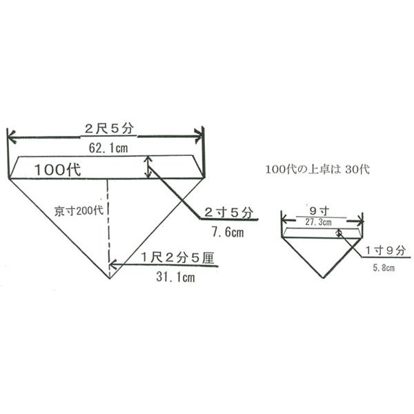 打敷≪夏用≫ 上付紗西紋（横幅約62cm）名古屋寸100代（京寸200代