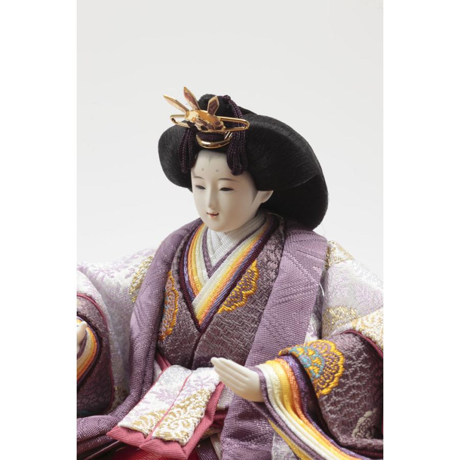 限定素材を使用 雛人形 ひな人形 久月 【2023年新作】銘木シリーズ 屋久杉（yakusugi）収納親王飾り お雛様 【BCD2830181877】(99900円)