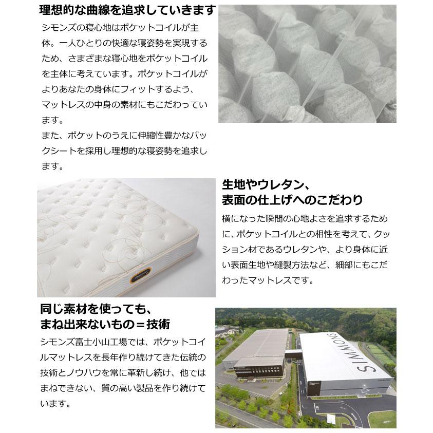 【値下げ】シモンズ　クイーンサイズマットレス　AA21221 SIMMONS 開梱設置付き シモンズ AA21221 6.5インチ クイーン