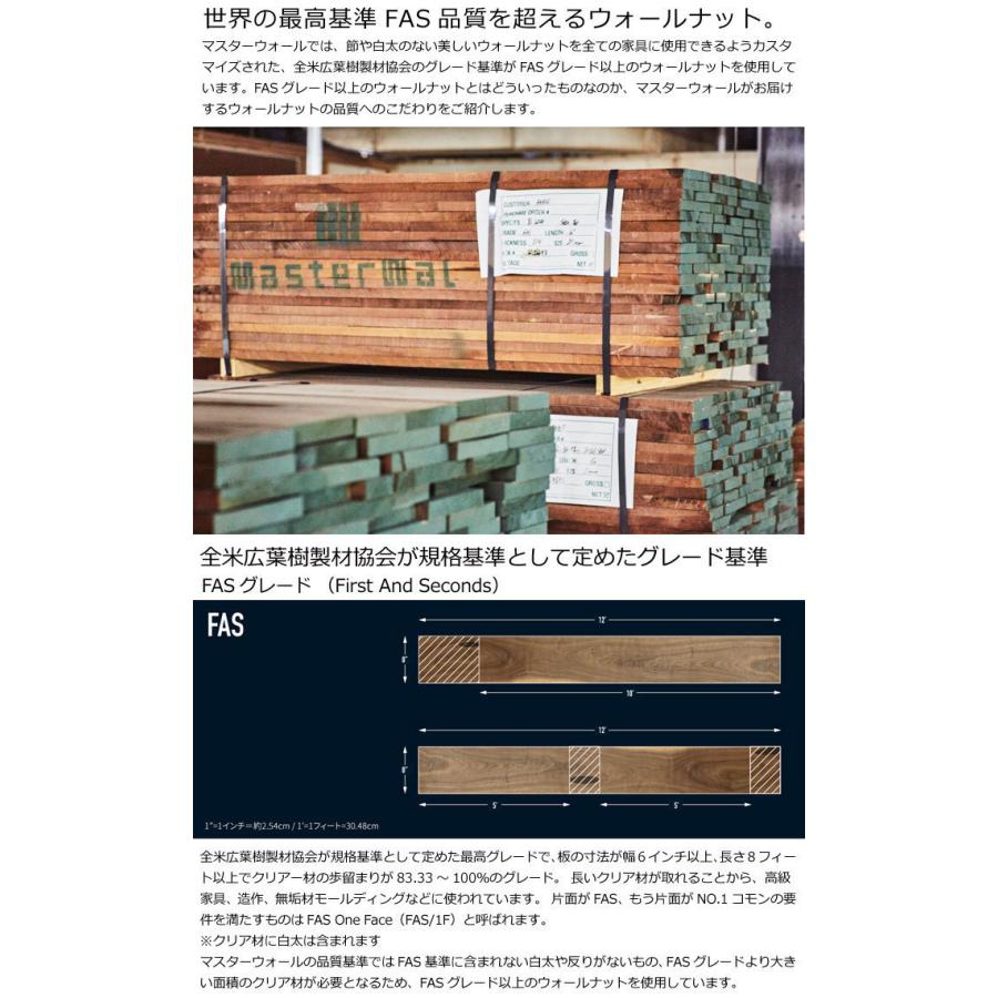 マスターウォール ピーエスアールワンAVボード (W2000×D422) PSR1 AV BOARD PSR1-2042 ウォールナット ローボード テレビボード Masterwal 正規販売店