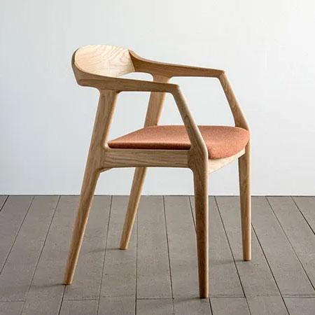 シキファニチア ダイニングチェア ユナ アームチェア ウォールナット