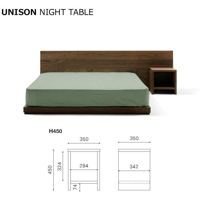 MASTERWAL マスターウォール ユニゾン ナイトテーブル（W350