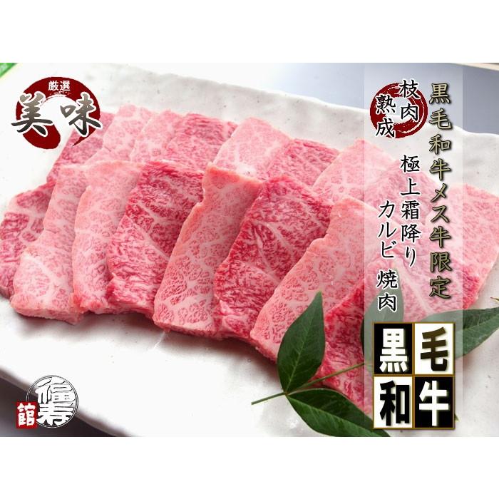 合格 入学 就職 お祝い お礼 就職 贈り物 合格 入学 新入学 誕生日 黒毛和牛 メス牛 限定 特上 霜降り カルビ 焼肉 500g