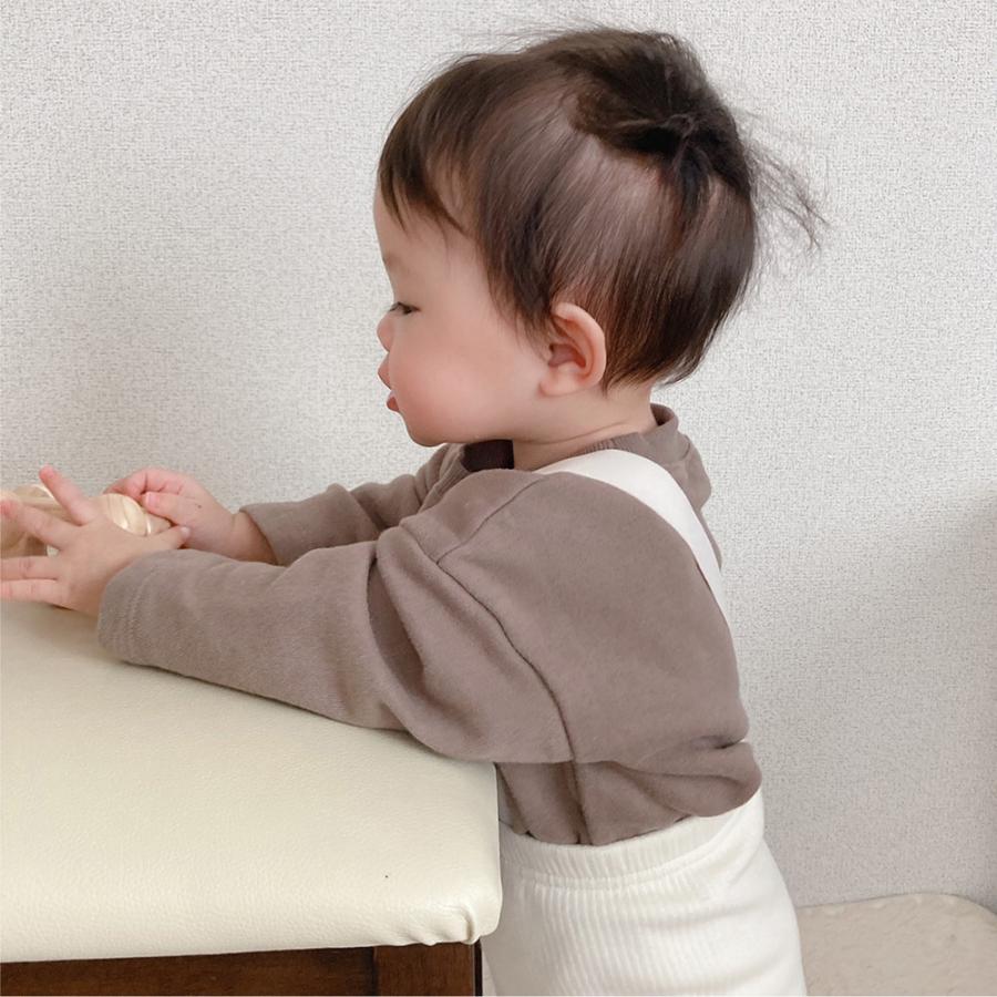 ベビー服 子供服 赤ちゃん 長袖カットソー スウェット トレーナー 秋冬 シンプル 裏起毛 男の子 女の子 70 80 90 ０歳 １歳 ２歳 T2111 9 H Garden 通販 Yahoo ショッピング