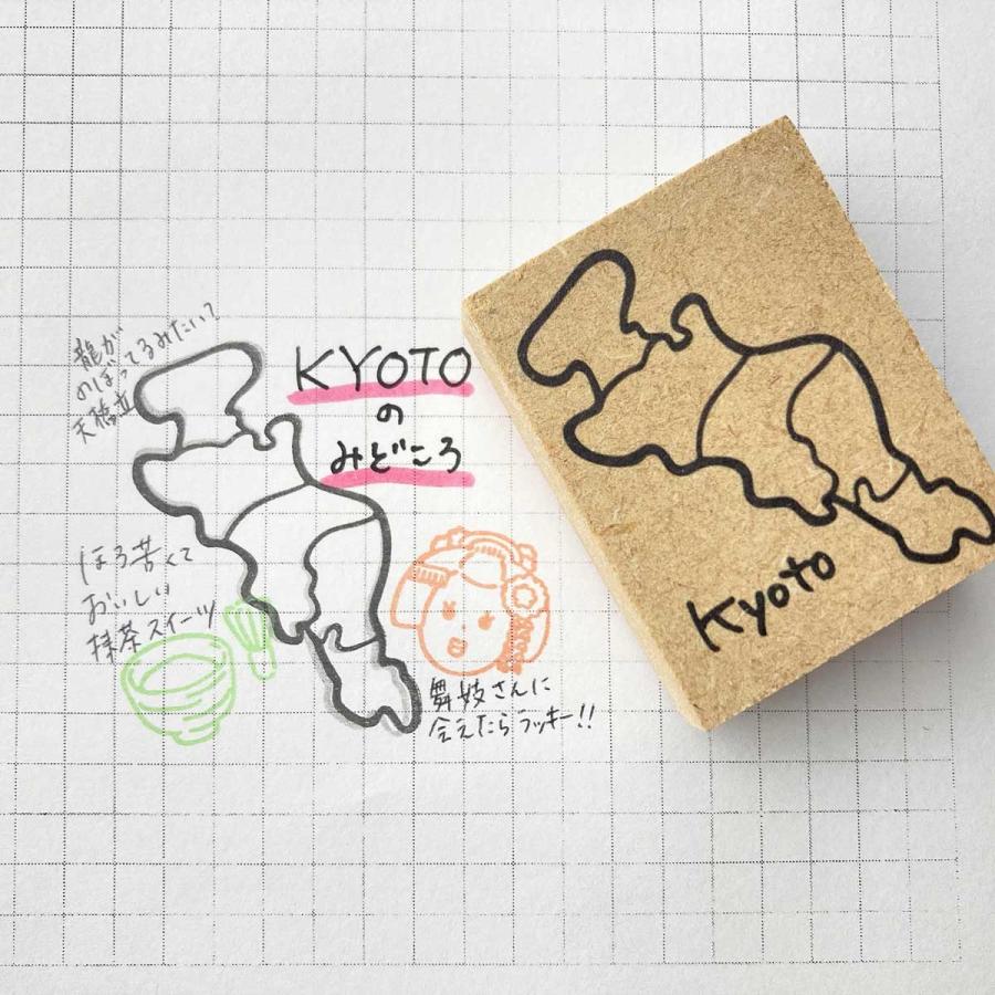 都道府県スタンプ 京都 CP : stamp knot - 通販 - Yahoo!ショッピング