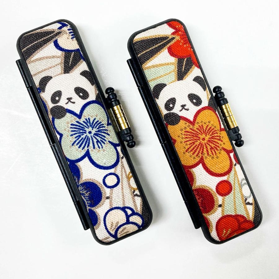 かわいい 印鑑ケース ジャパンダ 朱肉付き はんこ ケース CP : stamp
