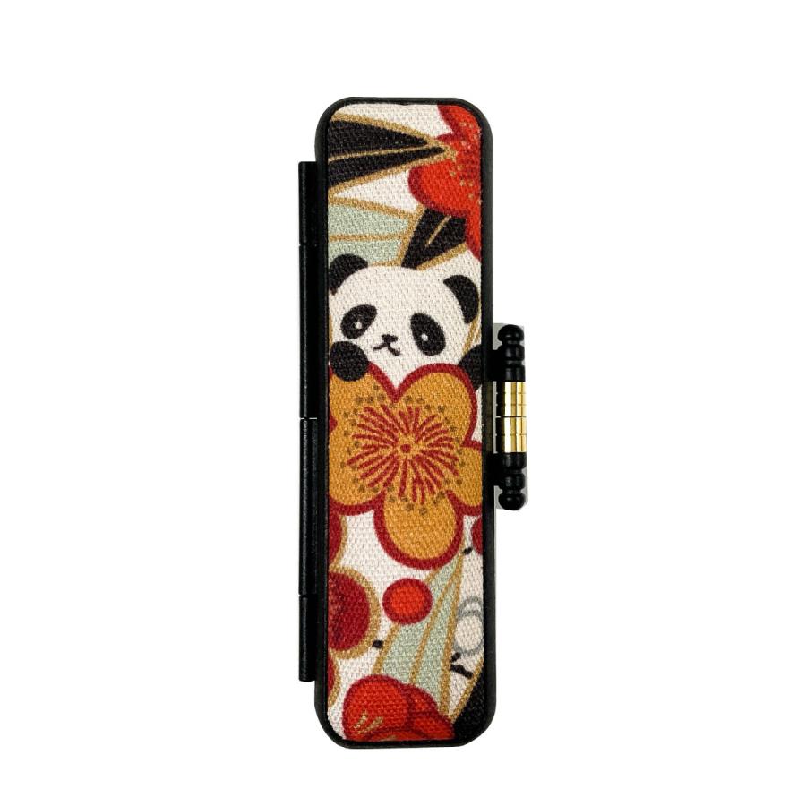 かわいい 印鑑ケース ジャパンダ 朱肉付き はんこ ケース CP : stamp