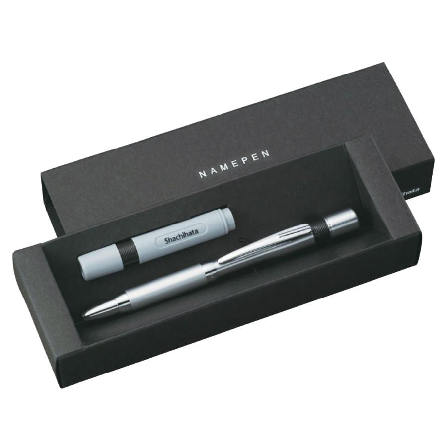 シャチハタ ネームペン 訂正印付 ボールペン シルバー 印鑑 はんこ | シヤチハタ | 13