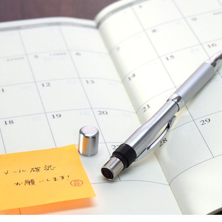 シャチハタ ネームペン 訂正印付 ボールペン シルバー 印鑑 はんこ | シヤチハタ | 06