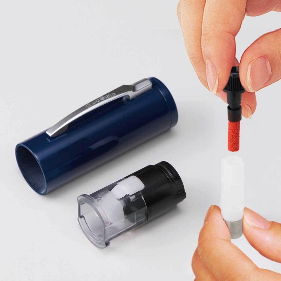 ハンコ屋　訂正印　什器　ハンコ付き　古道具 印鑑 訂正印 セット 認印 はんこ ハンコ ホワイトジルコニア付 6