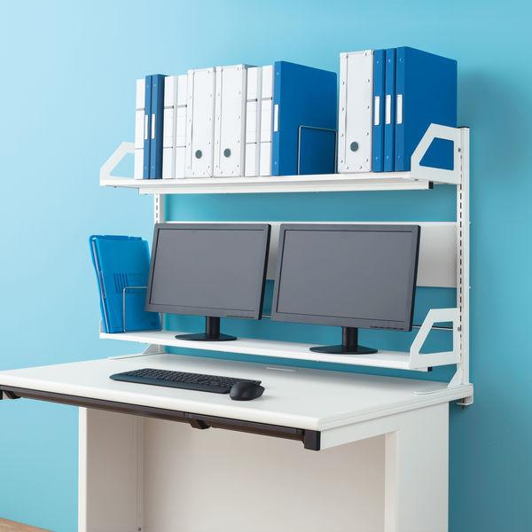 林製作所 机上ラック 2段 幅1198×奥行288×高さ700mm 卓上