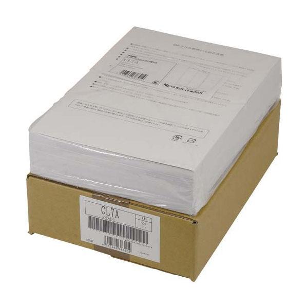 東洋印刷 ナナワード マルチタイプラベルシンプルパック 白 A4 12面 1ケース（500シート） CL11A（直送品）