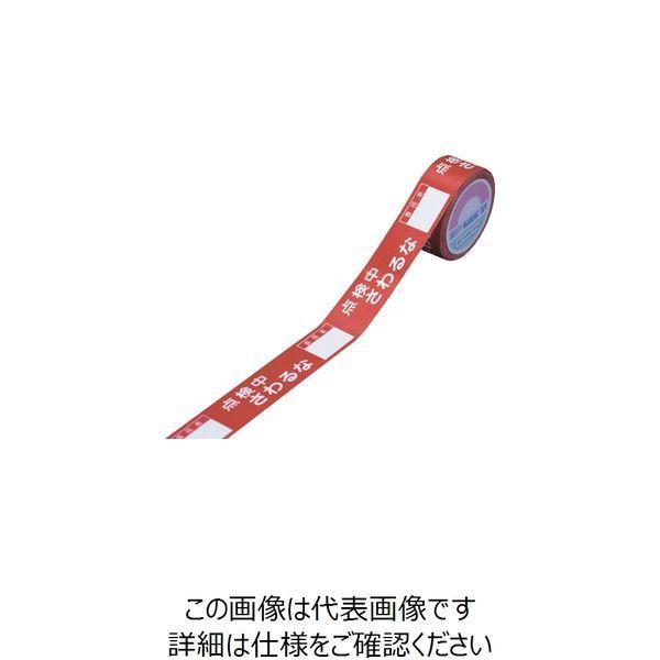 日本緑十字社 緑十字 スイッチング禁止テープ 点検中・さわるな・責任者○○ 30mm幅×20m 087004 1巻 281-5818（直送品）