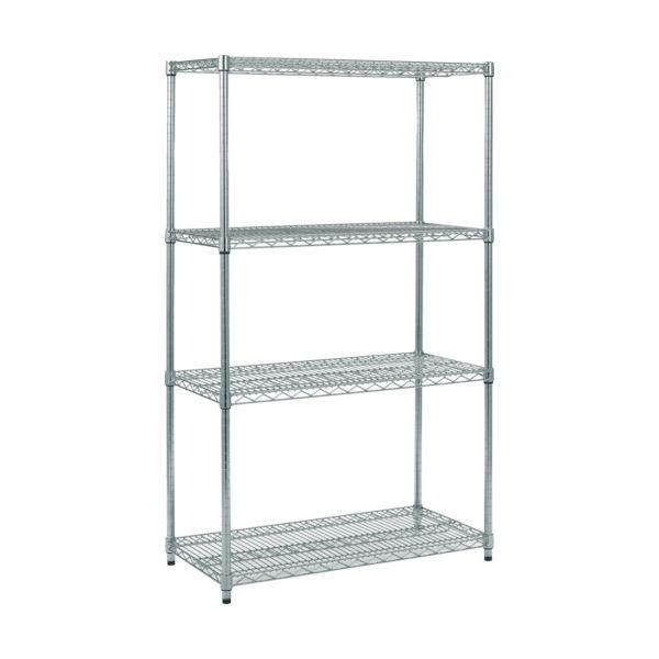 トラスコ中山 TRUSCO ステンレス製メッシュラック H1533XW605XD457 4段 TSM-5244 1台(1個)（直送品） 45,521円