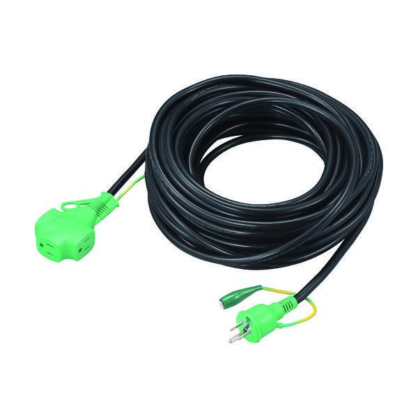 トラスコ中山 TRUSCO トリプルポッキン延長コード 極太ソフト電線 黒 TTP-20E BK 1本 256-2537（直送品） 11,671円