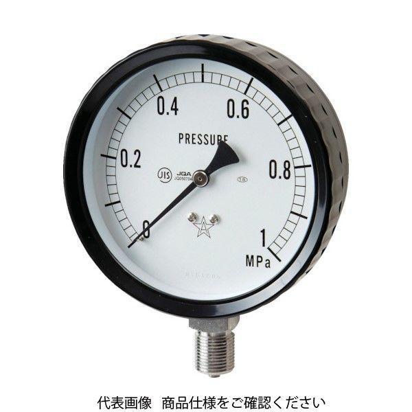 右下精器製造 右下 ステンレス圧力計（A枠立型・φ100） 圧力レンジ0〜1.60MPa G411-261-1.6MP 332-8198（直送品）