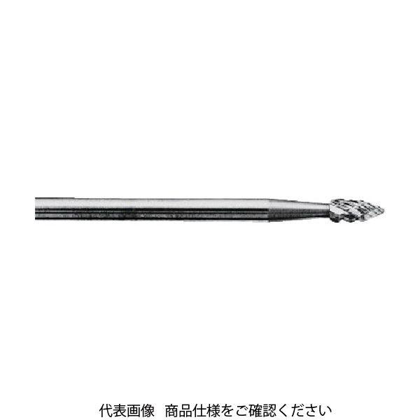 スーパー スーパー超硬バー ロングシャンク オール超硬 楕円型(ダブルカット)刃径3.0mm 軸径3.0mm 全長75 SB51A0175 1本（直送品）