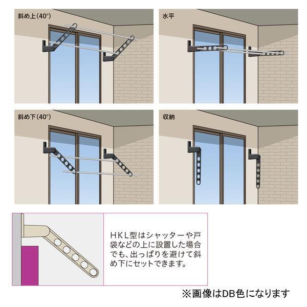 川口技研 窓壁用ホスクリーン HKL型 ダークブロンズ HKL-85-DB 2本（直送品）