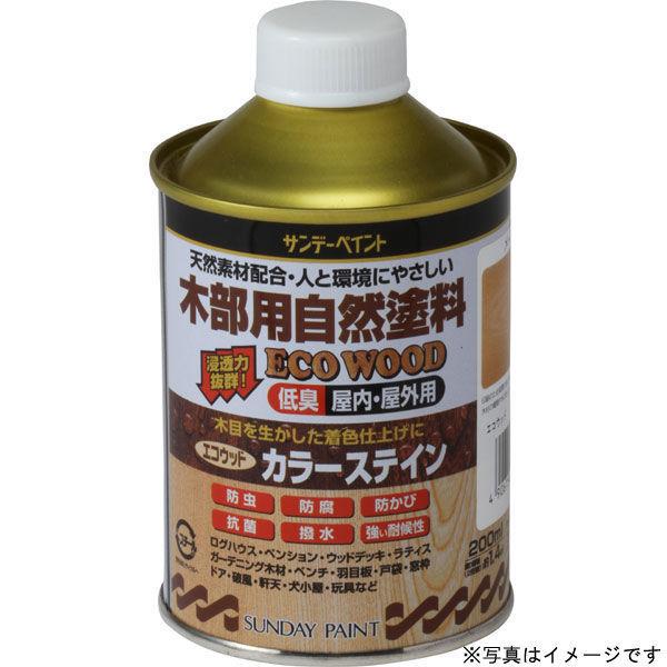 サンデーペイント エコウッドカラーステイン グリーン 200ml #262564（直送品）