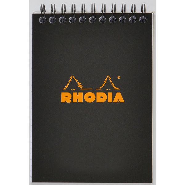 RHODIA(ロディア) Notepad(ノートパッド) No.13 方眼 ブラック cf135009 1セット(5冊入)（直送品）