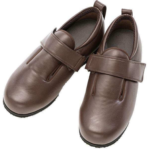 徳武産業 ダブルマジック3合皮 7045 7E 茶 3L 395689 1足 　介援隊 W2189（直送品）