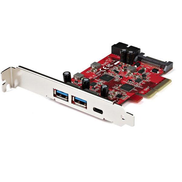5ポートPCIカード／10Gbps USB-C ＆ A　PEXUSB312A1C1H　1個　StarTech.com（直送品）