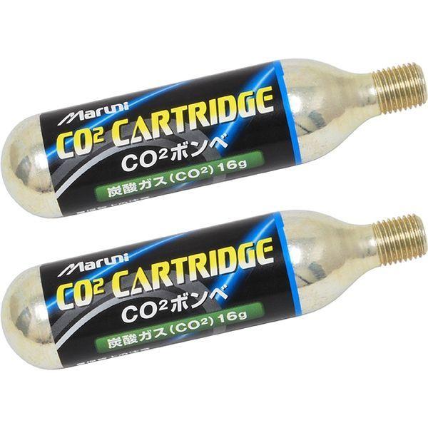 マルニ工業 CO2ボンベ 16g×2本 K-611（直送品）