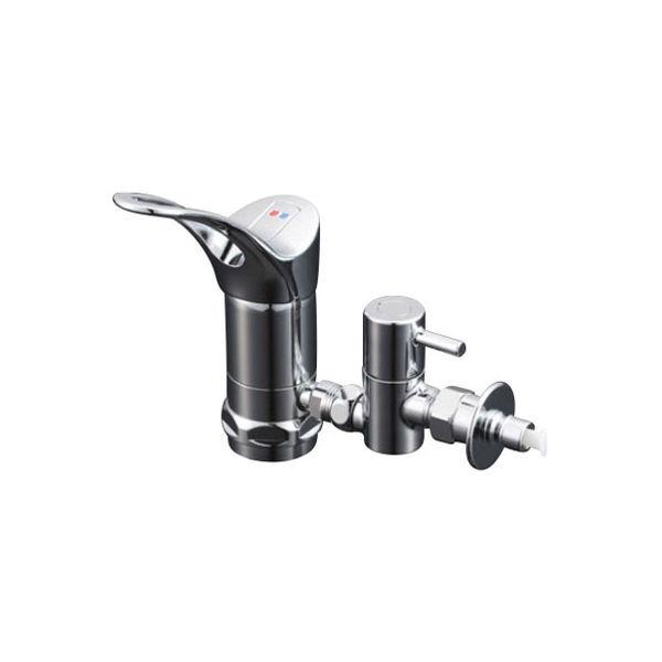 【水栓金具】KVK 流し台用シングルレバー式混合栓用分岐金具 ZK828GTU 1個（直送品） 20,043円