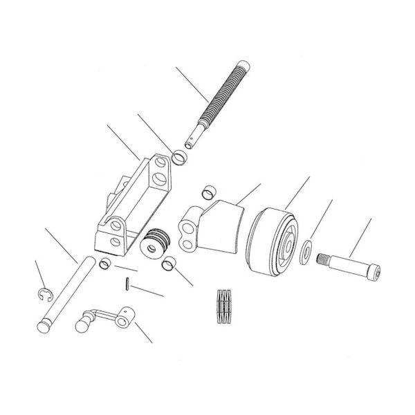 日本エマソン RIDGID 【売切商品】ロールグルーバー用パーツ フィードスクリュー F/918 61802 1パック(1個)（直送品） 7,528円