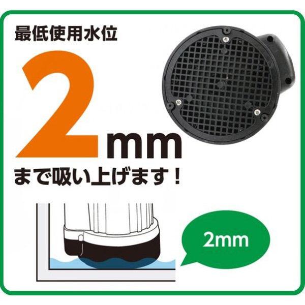 ブレードホース付マイティポンプ(清水用水中ポンプ PSP-100S) 【海水】 PSP-100S+STB19x45 1セット（直送品）