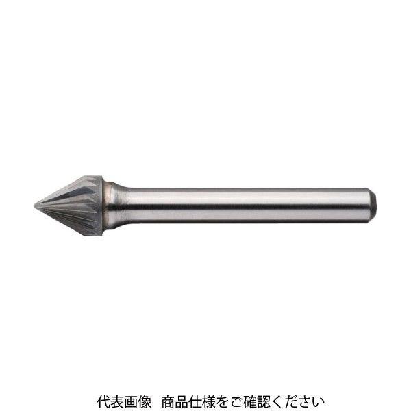 ムラキ MRA 超硬バー Cシリーズ 形状:円錐型60°(クロスカット) 刃長8.0mm CB46C102 1本 835-8339（直送品）