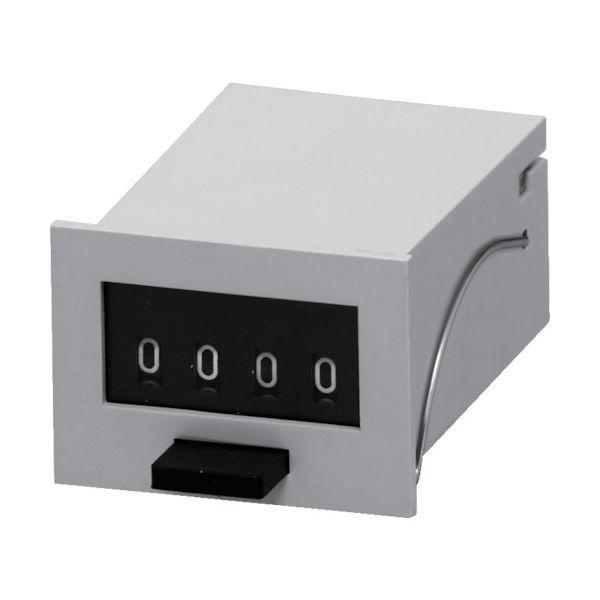 ライン精機 電磁カウンター(リセットツキ)4桁 MCF-4X DC24V 1個 828-9746（直送品）