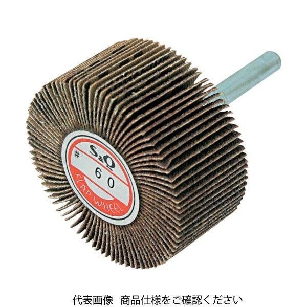 ムラコ MURAKO 軸付フラップ(金具無し) 外径60幅25軸径6 80# KN6025-80 1セット(10個) 835-6069（直送品）