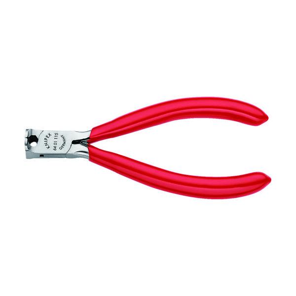 KNIPEX（クニペックス） KNIPEX エレクトロニクスエンドカッティングニッパー 6411-115 831-4547（直送品）