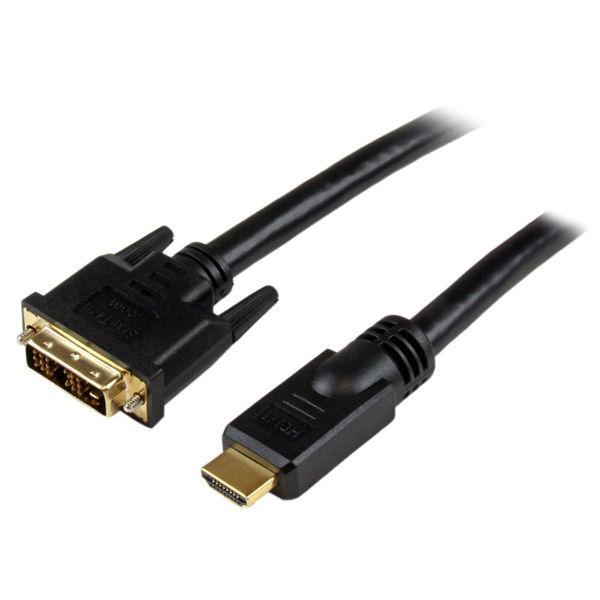 お得クーポン発行中 StarTech.com 9.1m HDMI - 再再販 DVI-D変換ケーブル 直送品 HDMIDVIMM30 オス