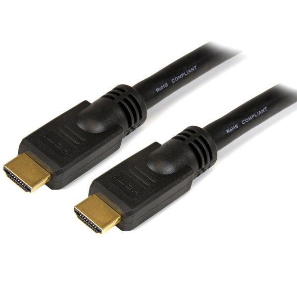 HDMIケーブル 15m ハイスピード HDMI[オス] - HDMI[オス]  ブラック　HDMM15M　1個　StarTech.com（直送品）