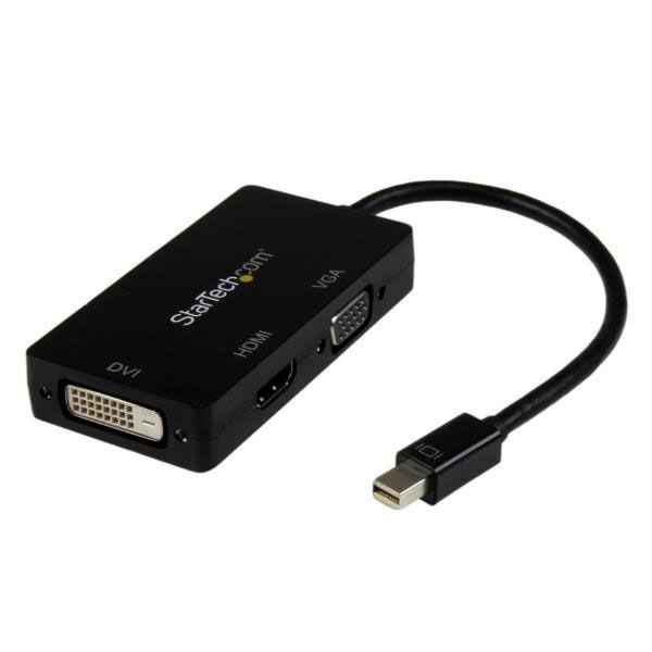 Mini DP - VGA/ DVI/ HDMI変換アダプタ　MDP2VGDVHD　1個　StarTech.com（直送品）