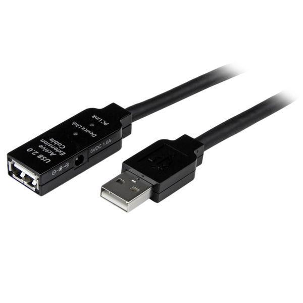 USB 2.0アクティブ延長ケーブル　25m　オス/メス　USB2AAEXT25M　1個　StarTech.com（直送品）