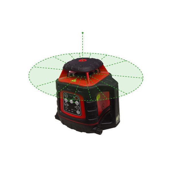 STS 縦横回転グリーンレーザレベル(受光器・リモコン付） GSL-VH10 1個（直送品）