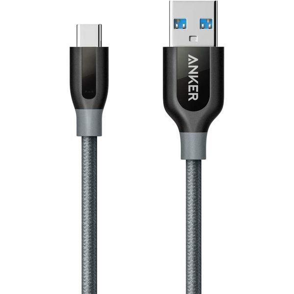 アンカー Anker PowerLine+ USB-C ＆ USB-A ケーブル(0.9m) A81680A2 1個（直送品）