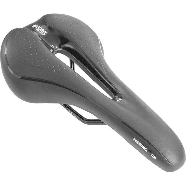 LOHACO - GORIX 自転車低反発サドル フルブラック GX-C19 1個（直送品）