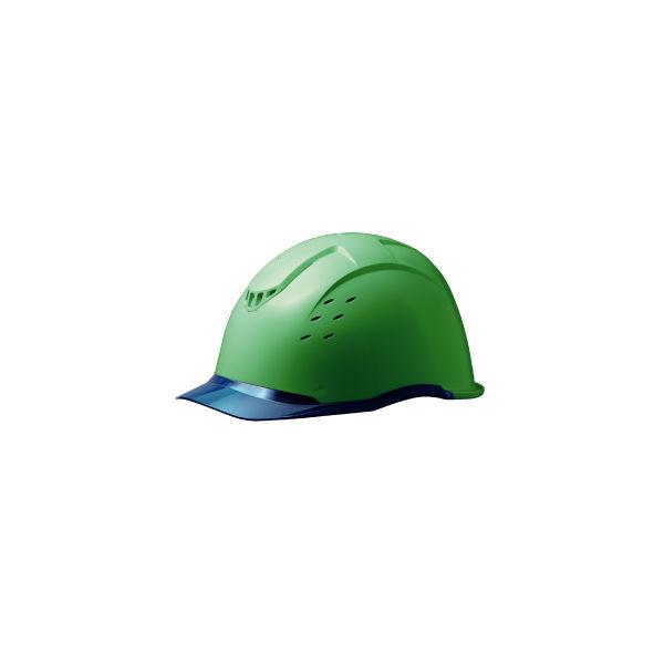 ヘルメット キャップ型 高額売筋 格安激安 SC-13PCLV RA KP 通気孔付 帽体＝グリーン 直送品 頭囲:55〜62cm 4001250155 バイザー＝ブルー