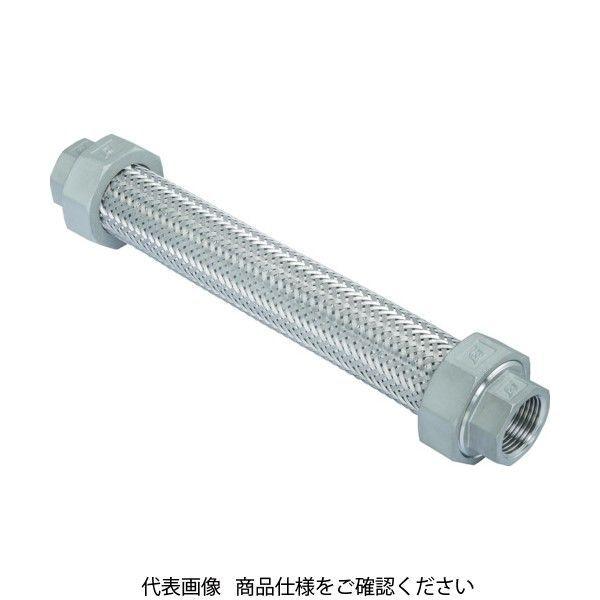 フレキシブルメタルホース(非溶接・ユニオン型・ステンレスタイプ) 呼び径50A(2インチ) Z-10000NW-50-500 1本（直送品） 【内径】