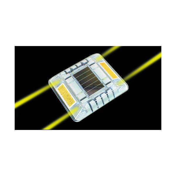 キャットアイ CATEYE ルミナスアイ・マイティ ソーラー式点滅 両面 黄 LE-260A 1個 417-4861（直送品）