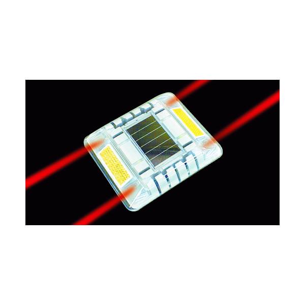 キャットアイ CATEYE ルミナスアイ・マイティ ソーラー式点滅 両面 赤 LE-260R 1個 417-4887（直送品）
