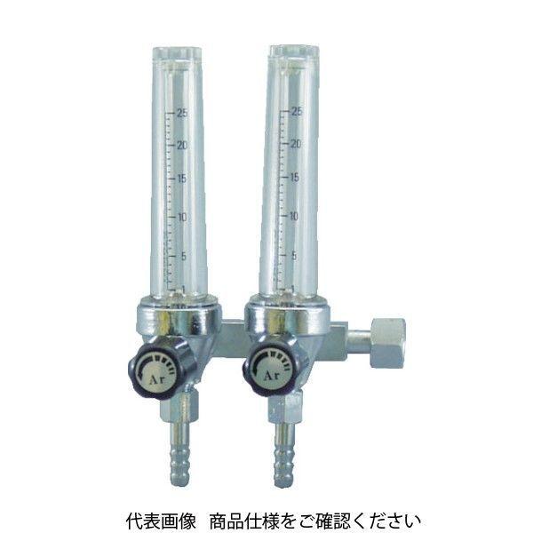 ヤマト産業 ヤマト フロート式流量計二連式 F2Mー10ーCO2 1台 435-7809（直送品）