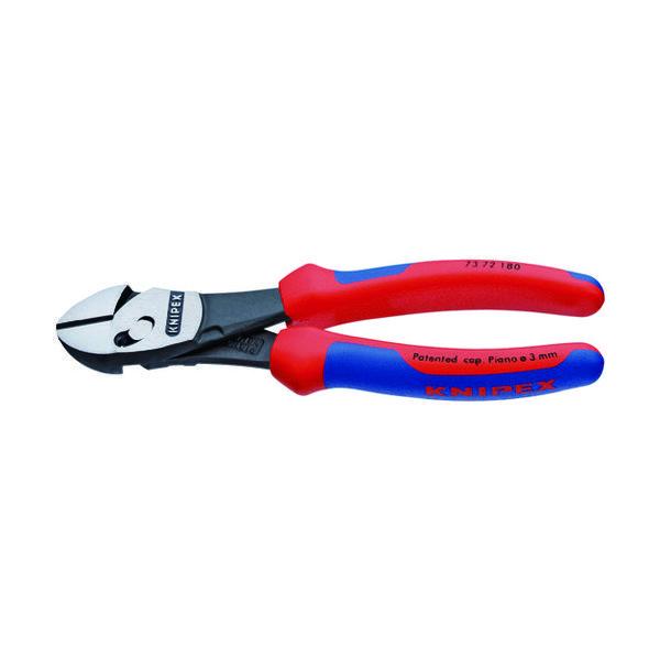 KNIPEX ツインフォースニッパー コンフォートハンドル 180mm 7372-180BK 1丁 446-8759（直送品）