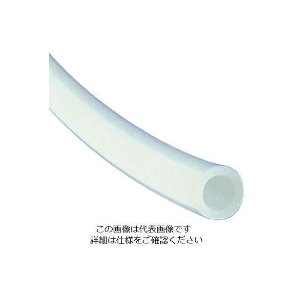 千代田通商 チヨダ ポリウレタンチューブ TEタッチチューブ 8mm/100m 白 TE-8-100 W 1巻 491-8878（直送品）