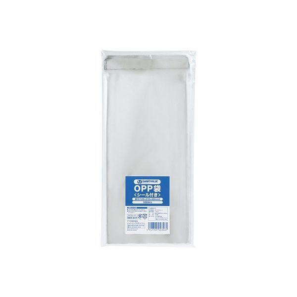 ジョインテックス OPP袋(シール付)長3 100枚 B626J-N3 1セット(30パック)（直送品） 11,934円